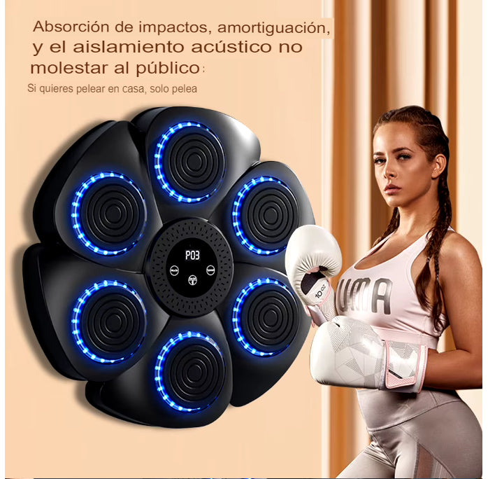 Boxbeat®: Tablero de Boxeo Musical Inteligente con bluetooth