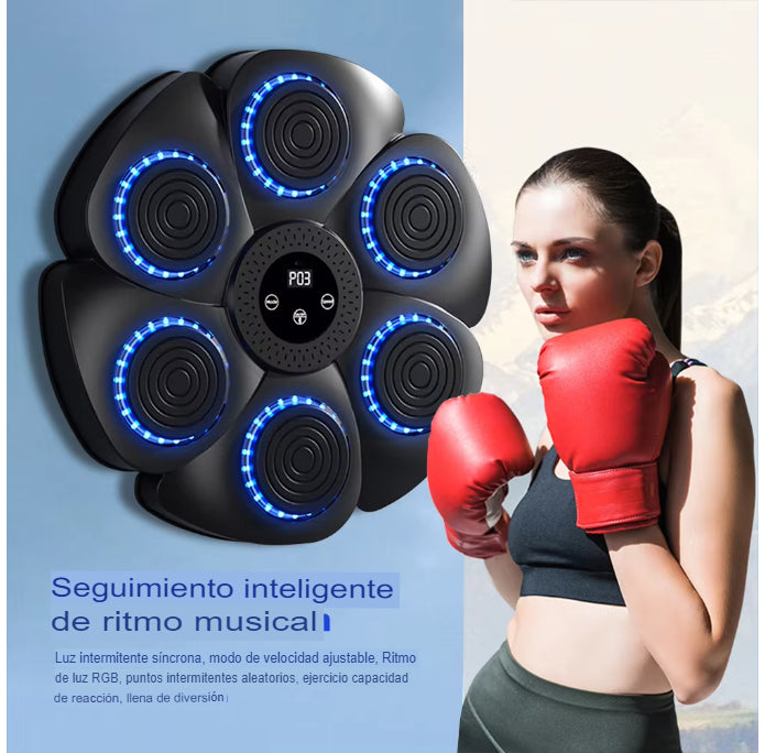 Boxbeat®: Tablero de Boxeo Musical Inteligente con bluetooth