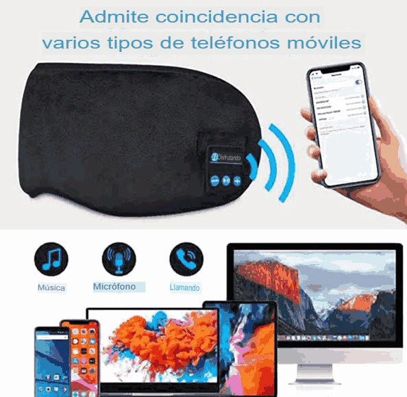 MagicDream™ Antifaz con audifonos para dormir